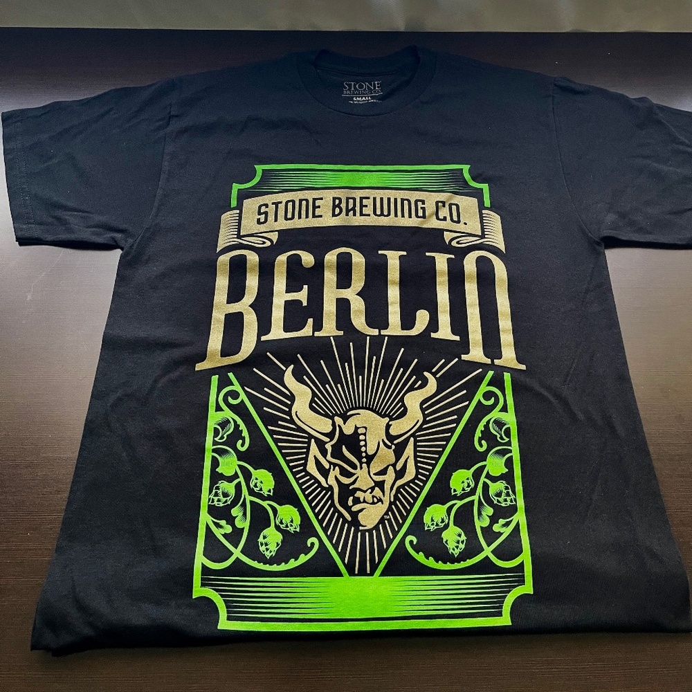 Stone Brewing “BERLIN” Men’s Tee SMALL (new old stock, never worn)